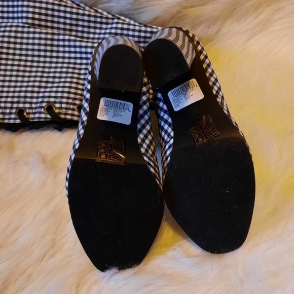 Plaid Lace Up Over the Knee Boots - Picture 6 of 10